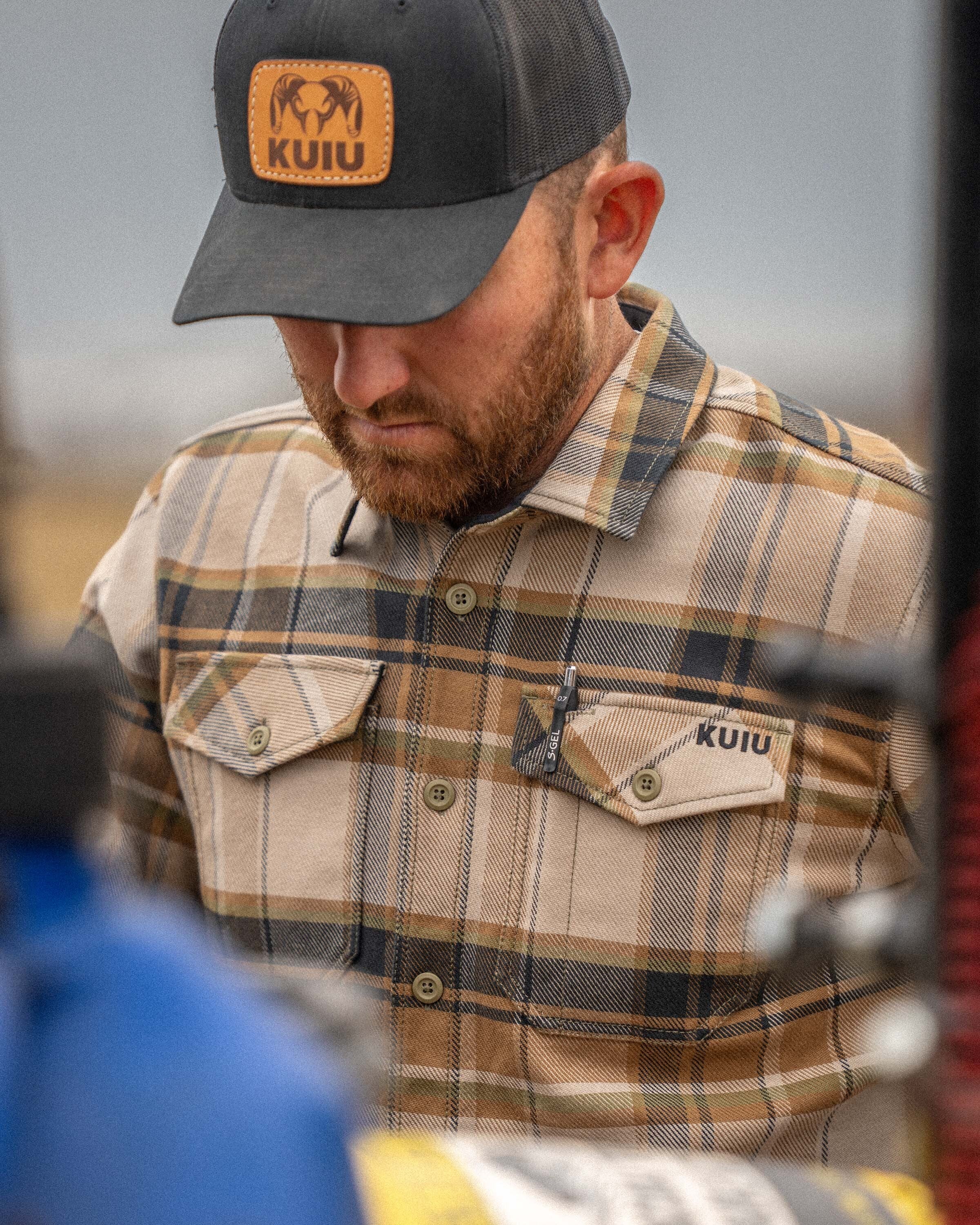 Flannel Heavyweight Shirt | Vias Check Plaid - Image 9