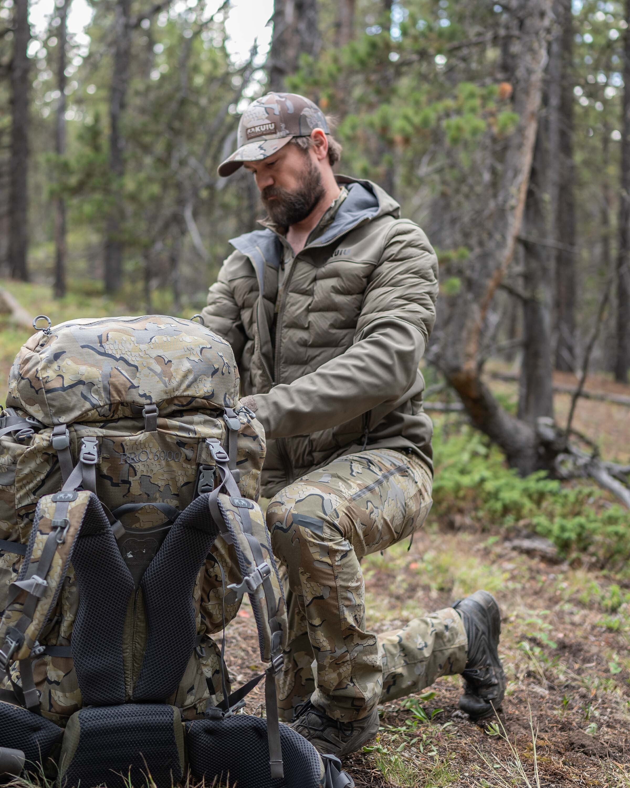 Axis Thermal Hybrid Hooded Jacket | Carbon - Image 3