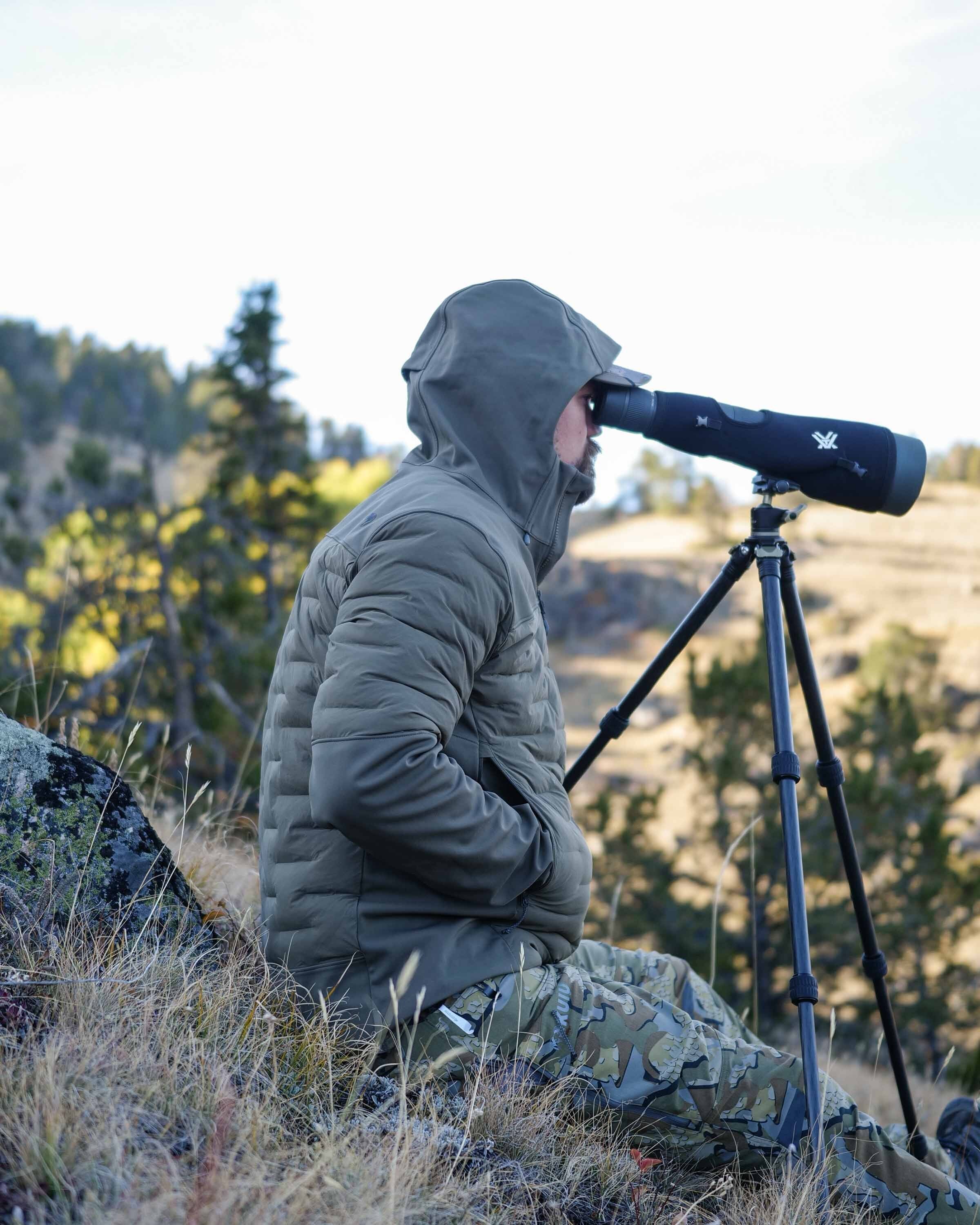 Axis Thermal Hybrid Hooded Jacket | Carbon - Image 5